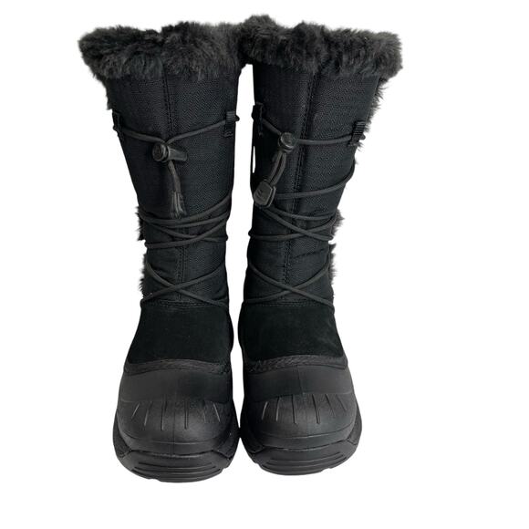 Baffin Ella Womens Boot Mid Height Size 6 Black - Picture 2 of 9